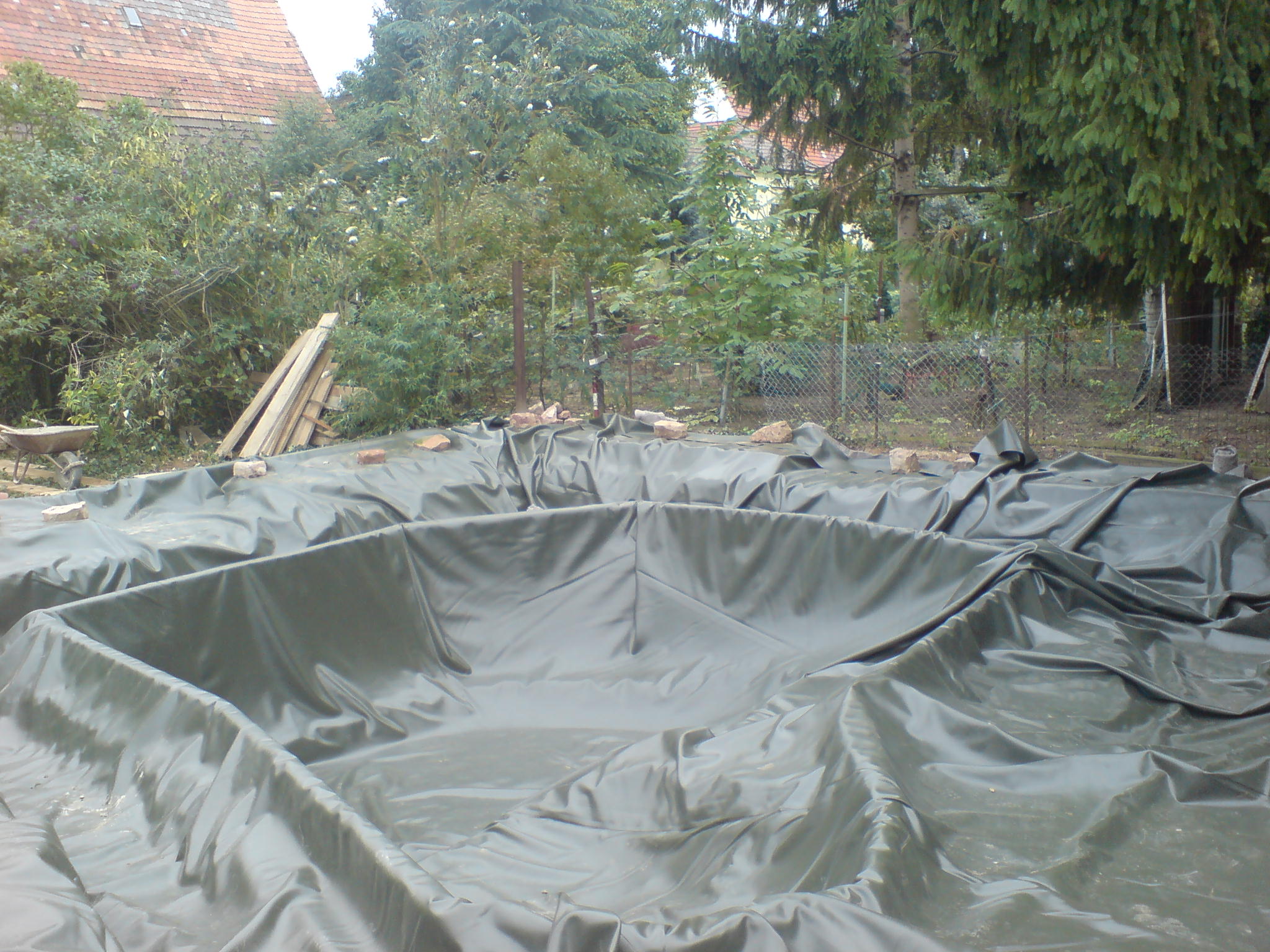 Heavy Duty UV Resistant HDPE Pond Liner With Free Underlay