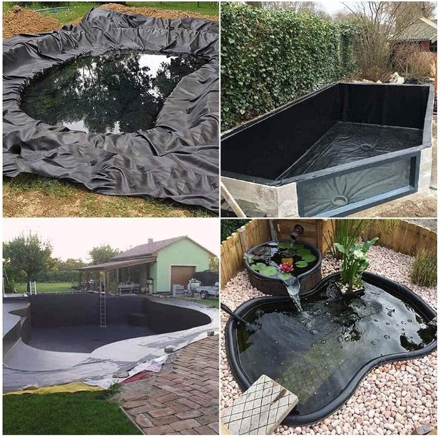 Industrial Heavy Duty Pond Liners With Free Underlay And Lifetime Guarantee