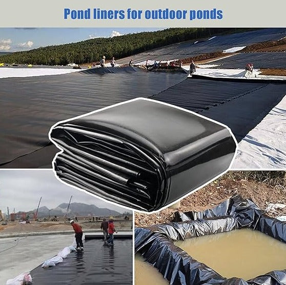 Heavy Duty LDPE Pond Liner Extra Thick 0.35mm With  25Year Guarantee