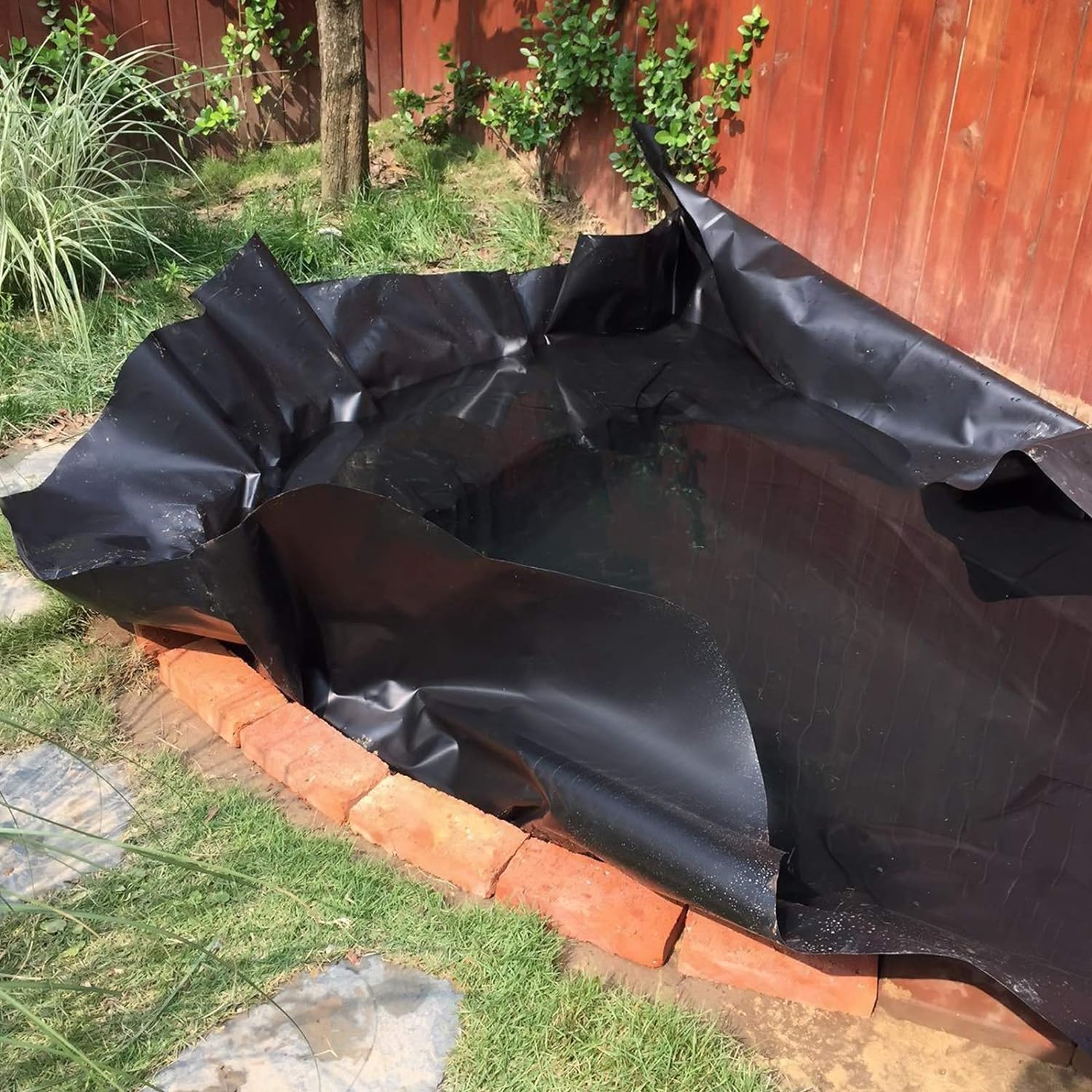 Heavy Duty Black Pond Liner 40yr Guarantee With Free Underlay